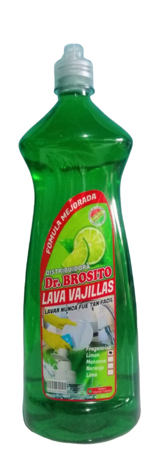 Lavavajillas 1000ml Docena 120 Bs