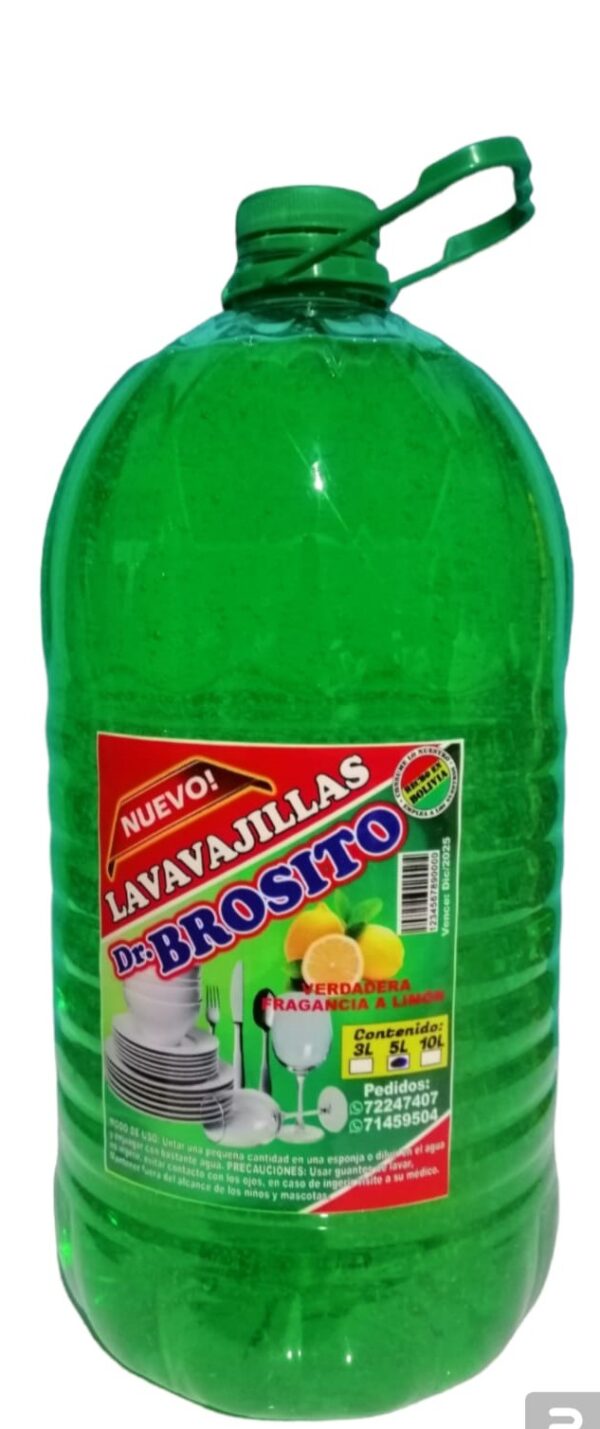 Lavavajillas 5 Lts 50 Bs